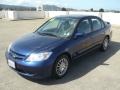 2005 Eternal Blue Pearl Honda Civic EX Sedan  photo #3