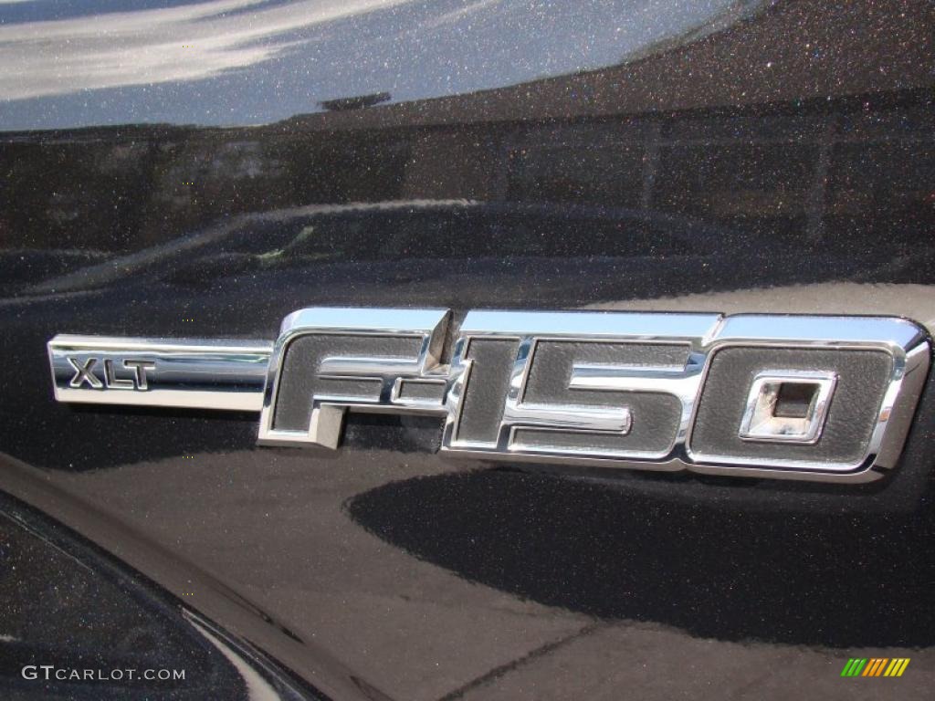 2010 F150 XLT SuperCab - Tuxedo Black / Medium Stone photo #36