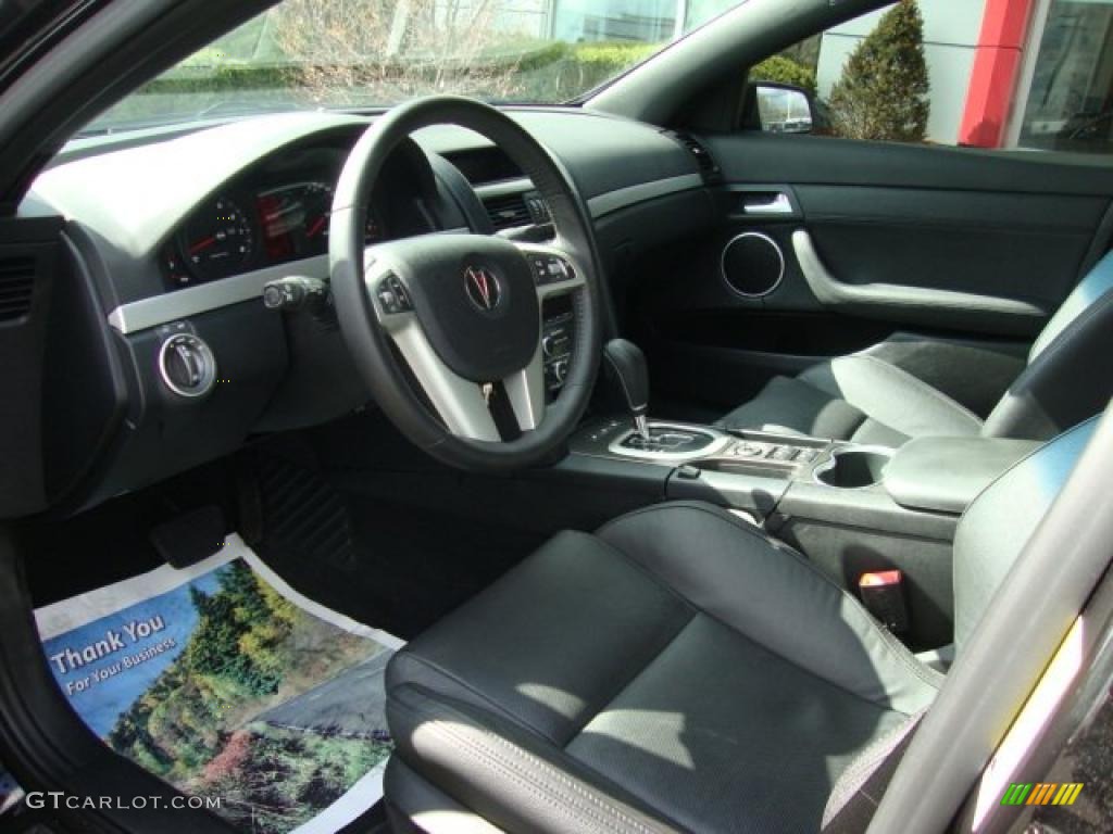 Onyx Interior 2009 Pontiac G8 GT Photo #46605517