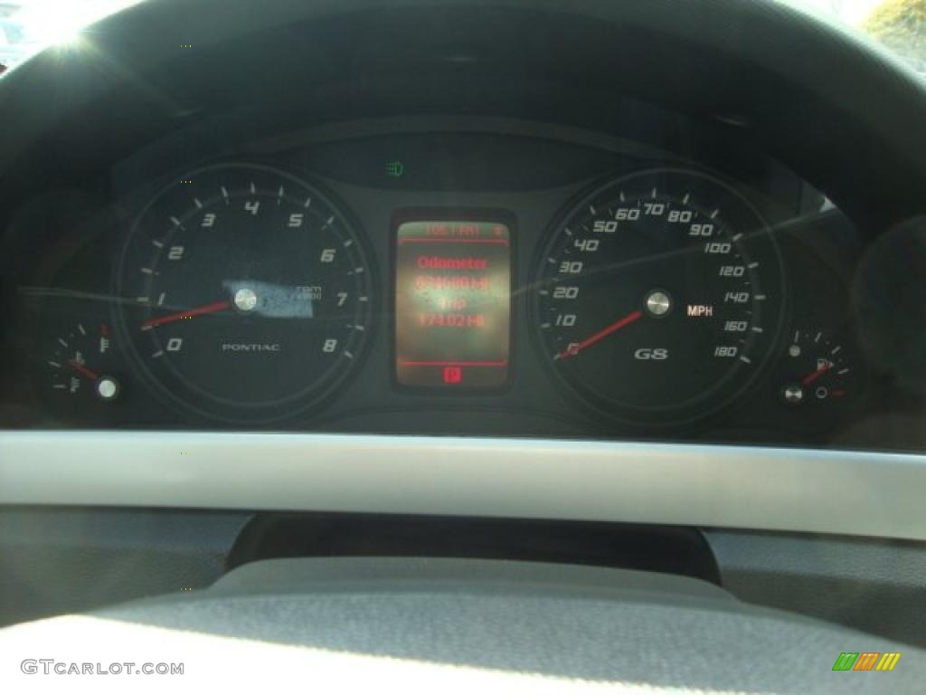 2009 Pontiac G8 GT Gauges Photo #46605526