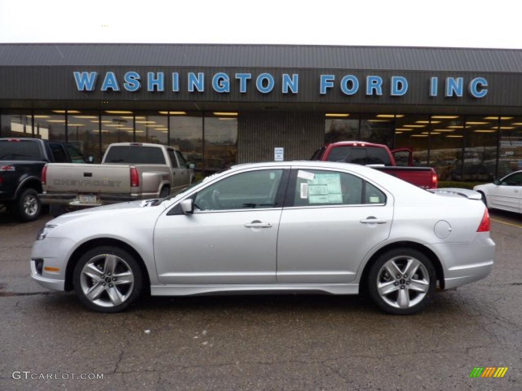 2011 Fusion Sport - Ingot Silver Metallic / Sport Black/Charcoal Black photo #1