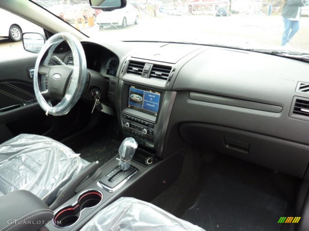 2011 Ford Fusion SEL V6 AWD Charcoal Black Dashboard Photo #46607497