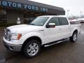2011 White Platinum Metallic Tri-Coat Ford F150 Lariat SuperCrew 4x4  photo #8
