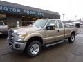 2011 Pale Adobe Metallic Ford F250 Super Duty XLT SuperCab 4x4  photo #8