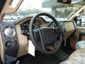 Adobe Beige 2011 Ford F250 Super Duty XLT SuperCab 4x4 Steering Wheel