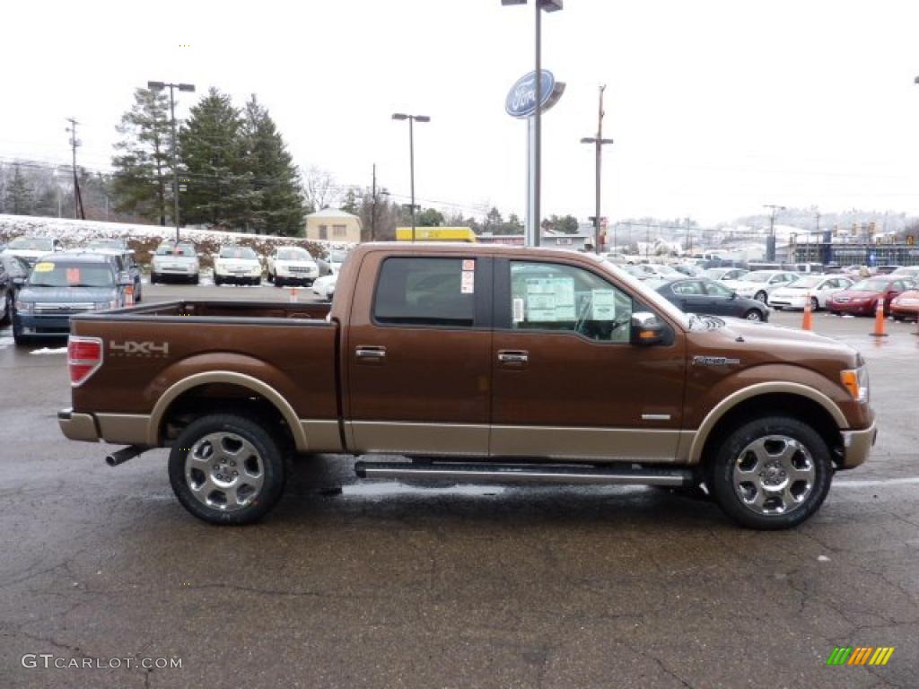 Golden Bronze Metallic 2011 Ford F150 Lariat SuperCrew 4x4 Exterior Photo #46608622
