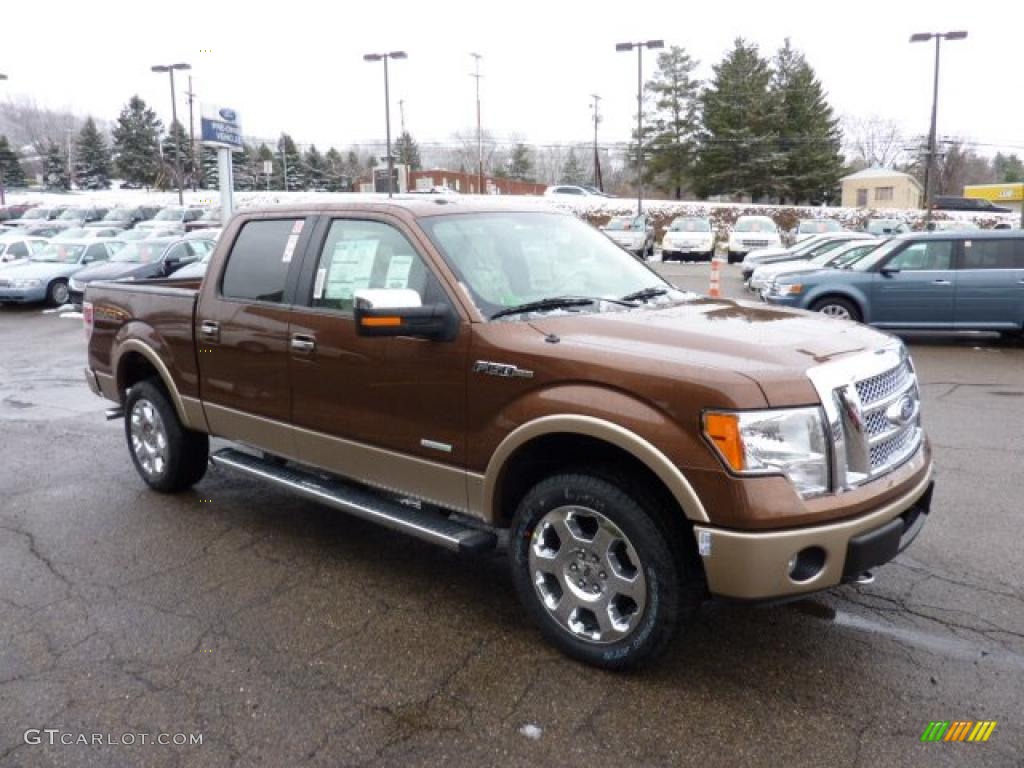 2011 F150 Lariat SuperCrew 4x4 - Golden Bronze Metallic / Pale Adobe photo #6