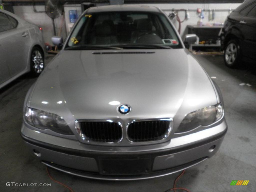 2004 3 Series 325i Sedan - Silver Grey Metallic / Grey photo #2
