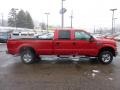 2010 Vermillion Red Ford F250 Super Duty XLT Crew Cab 4x4  photo #5