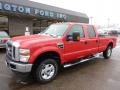 2010 Vermillion Red Ford F250 Super Duty XLT Crew Cab 4x4  photo #8