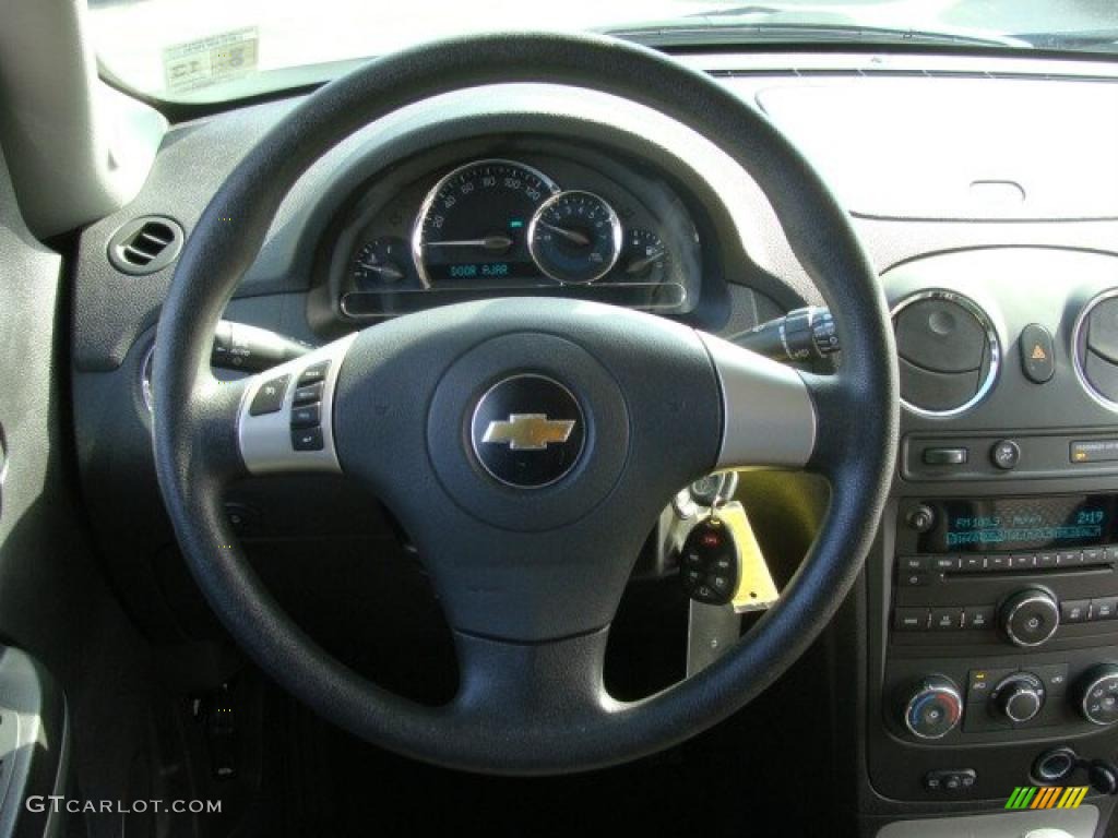 2009 Chevrolet HHR LS Panel Ebony Steering Wheel Photo #46609664