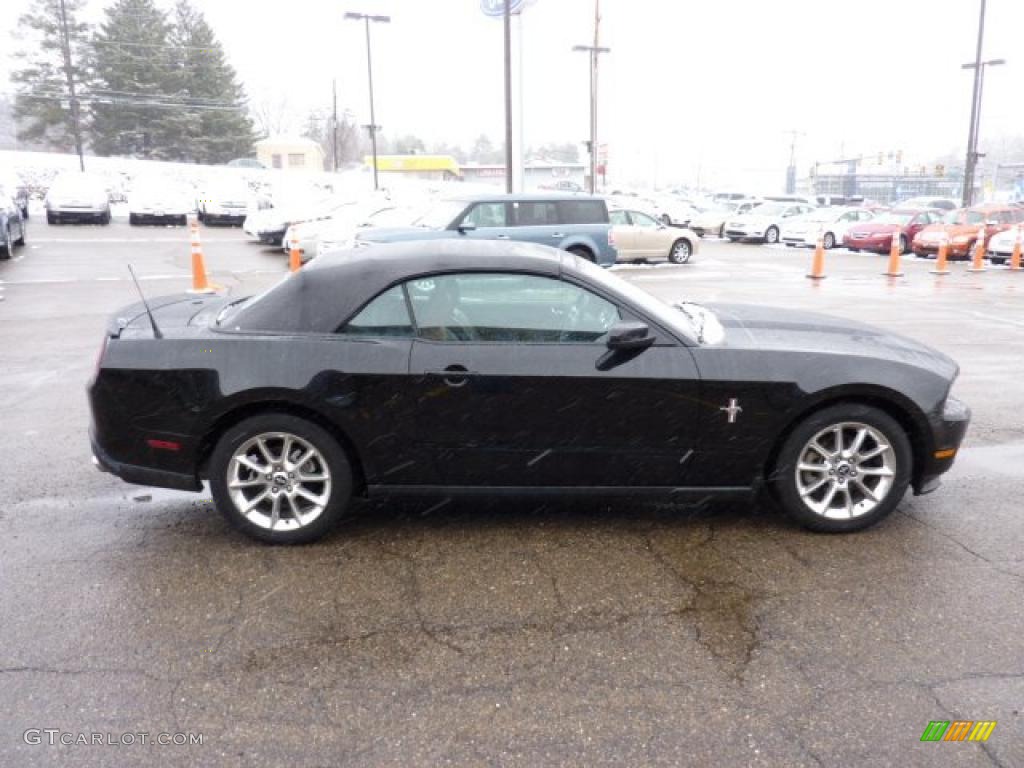 2011 Mustang V6 Premium Convertible - Ebony Black / Saddle photo #5