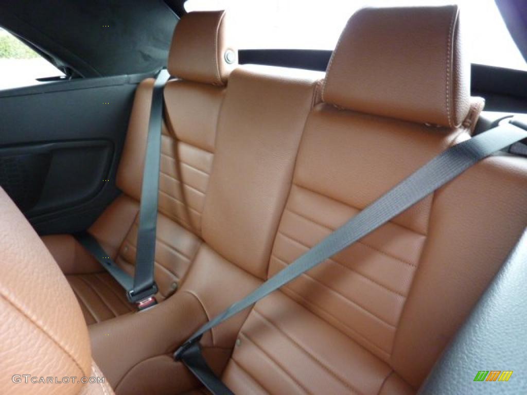 Saddle Interior 2011 Ford Mustang V6 Premium Convertible Photo #46610106