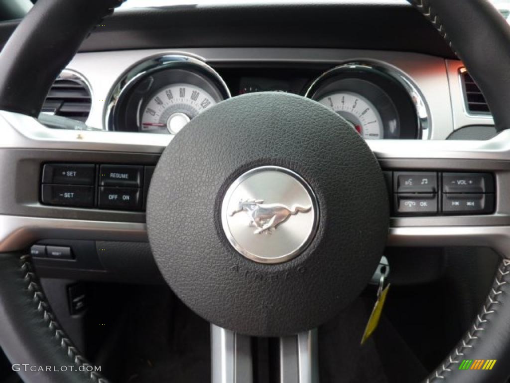 2011 Mustang V6 Premium Convertible - Ebony Black / Saddle photo #19