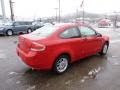 2008 Vermillion Red Ford Focus SE Coupe  photo #4