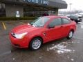 2008 Vermillion Red Ford Focus SE Coupe  photo #8