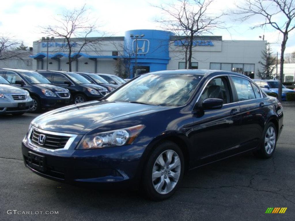 2008 Accord EX-L Sedan - Royal Blue Pearl / Gray photo #1