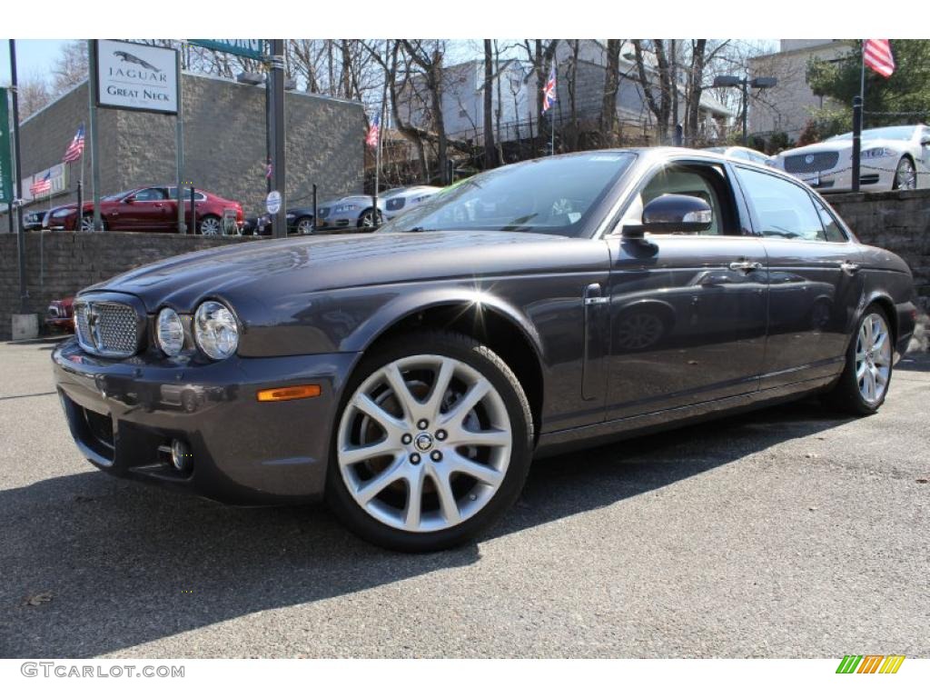 2008 XJ XJ8 L - Pearl Grey Metallic / Dove/Granite photo #1