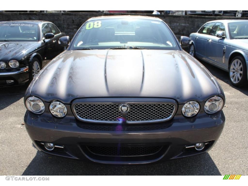 2008 XJ XJ8 L - Pearl Grey Metallic / Dove/Granite photo #2