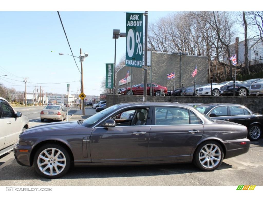 2008 XJ XJ8 L - Pearl Grey Metallic / Dove/Granite photo #3
