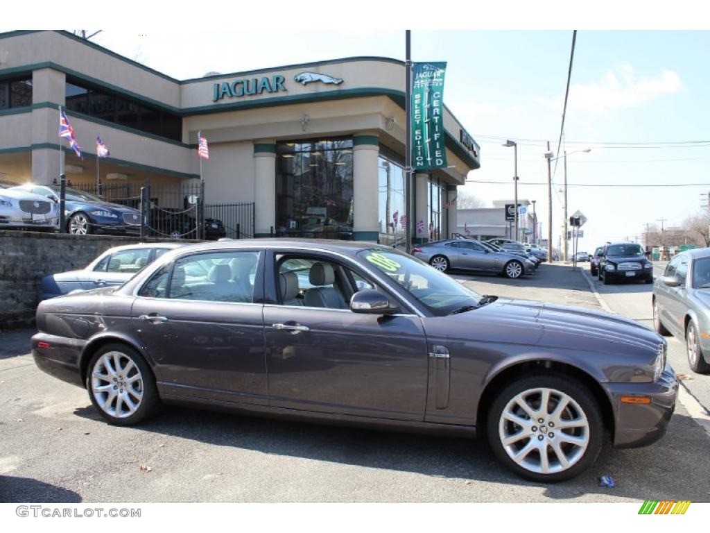 2008 XJ XJ8 L - Pearl Grey Metallic / Dove/Granite photo #8