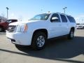 2010 Summit White GMC Yukon XL SLT 4x4  photo #2