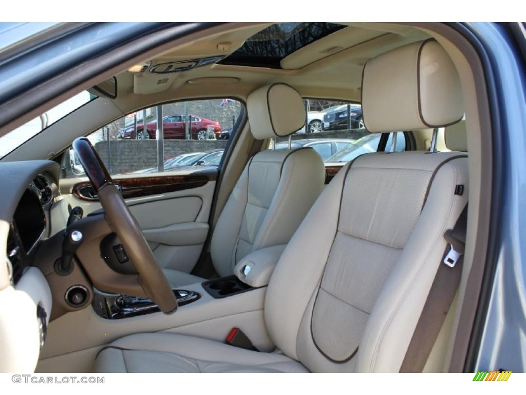 Ivory/Mocha Interior 2008 Jaguar XJ Vanden Plas Photo #46613116