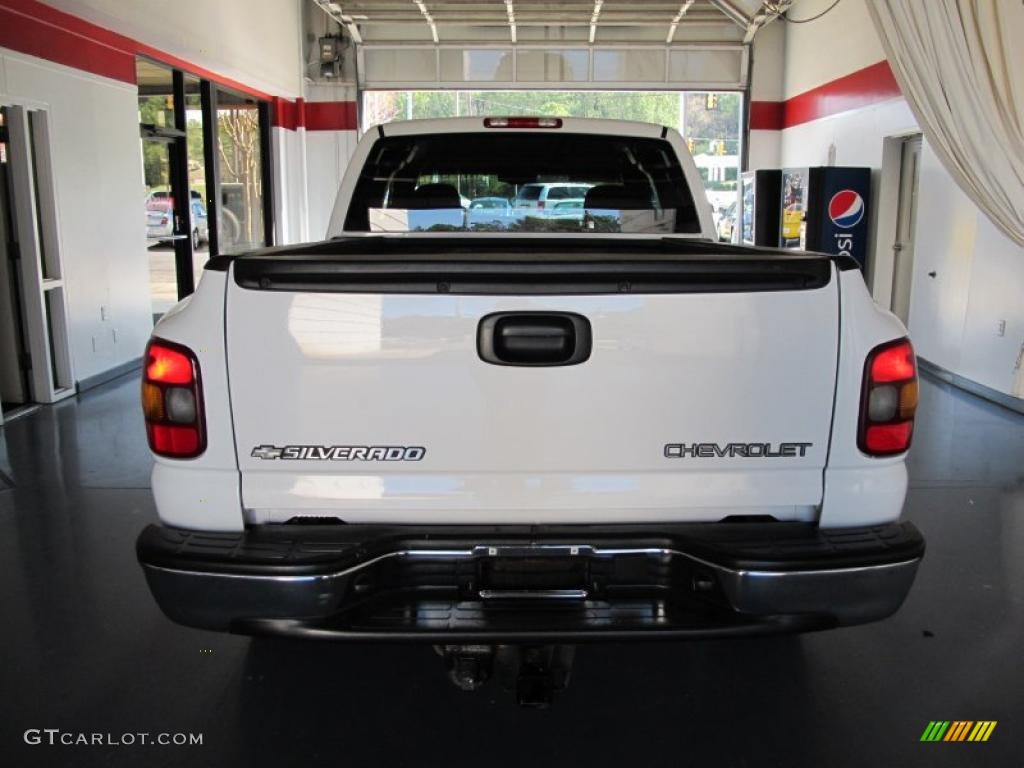 2003 Silverado 1500 LS Extended Cab 4x4 - Summit White / Dark Charcoal photo #3