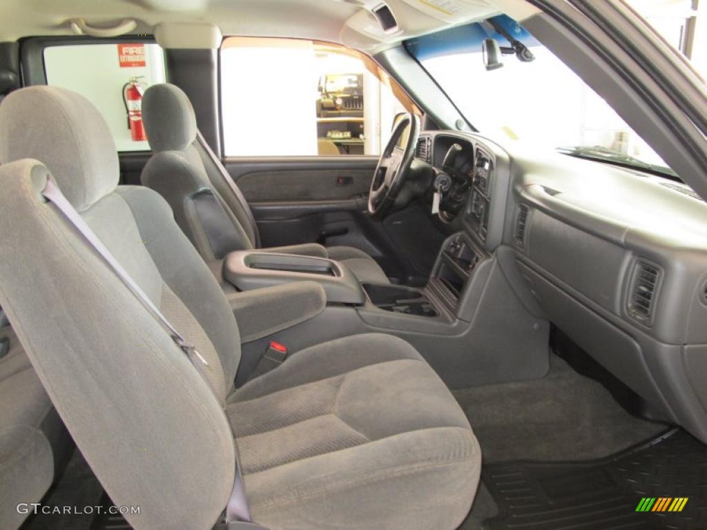 2003 Silverado 1500 LS Extended Cab 4x4 - Summit White / Dark Charcoal photo #11