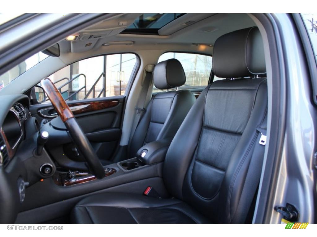 Charcoal Interior 2008 Jaguar XJ XJ8 Photo #46614118