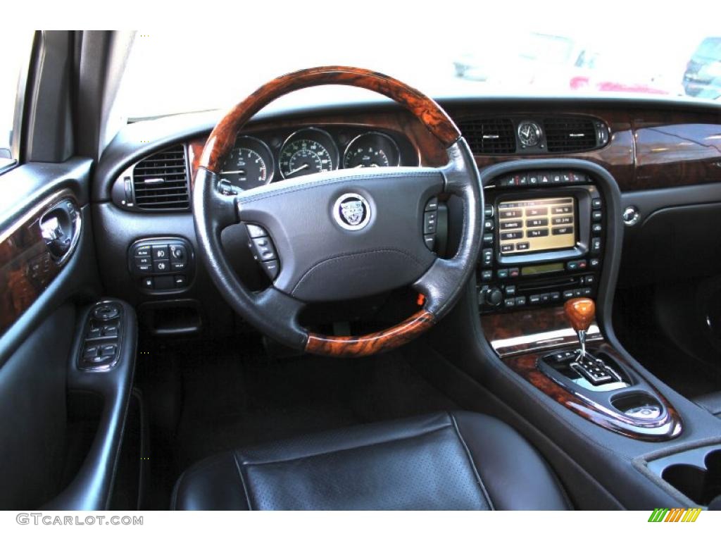 Charcoal Interior 2008 Jaguar XJ XJ8 Photo #46614148