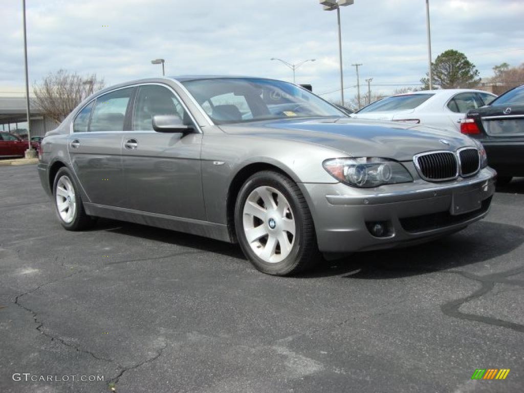 2007 7 Series 750Li Sedan - Sterling Grey Metallic / Flannel Grey photo #1