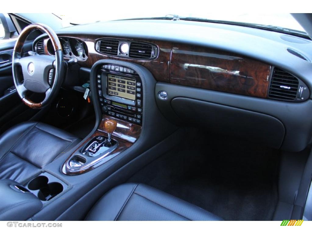 2008 Jaguar XJ XJ8 Charcoal Dashboard Photo #46614307