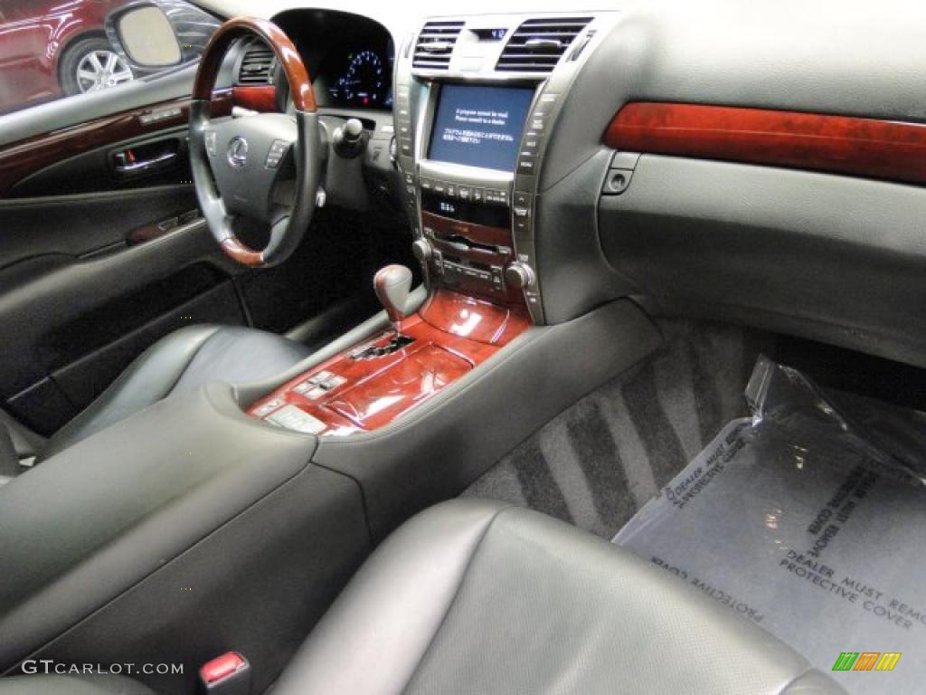 Black Interior 2008 Lexus LS 460 L Photo #46615156