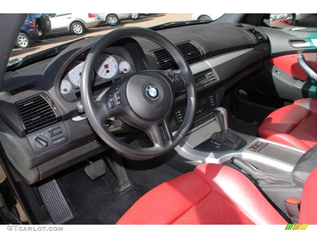 Imola Red Interior 2003 BMW X5 4.6is Photo #46615504