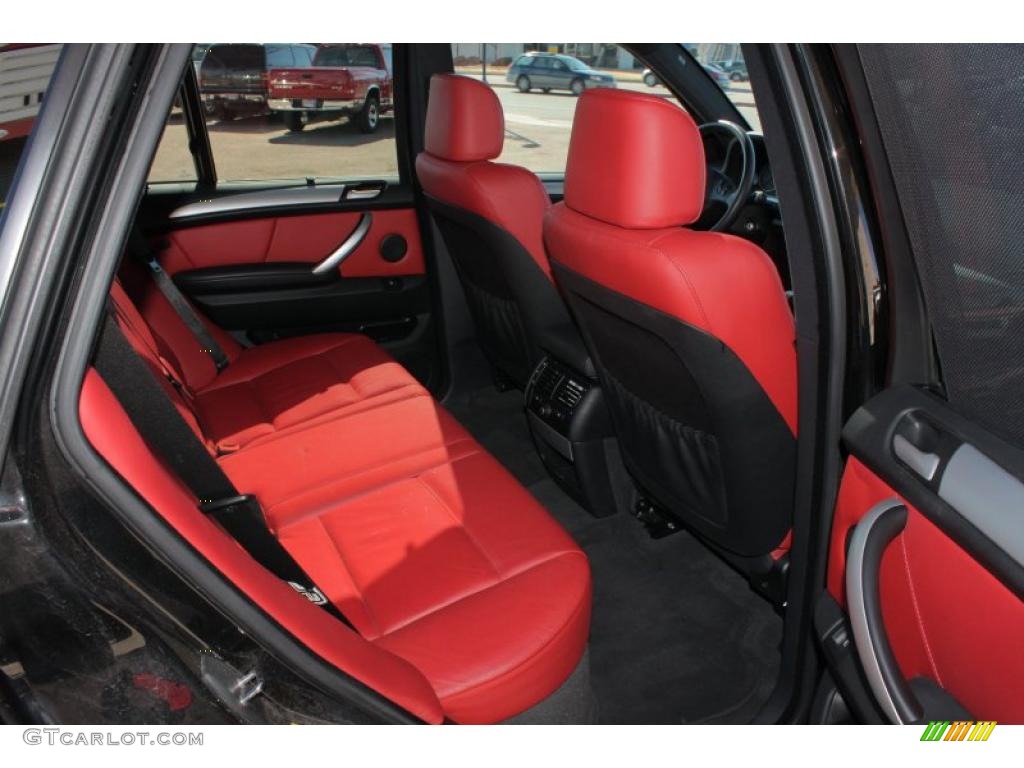 Imola Red Interior 2003 BMW X5 4.6is Photo #46615579