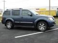 2008 Silverton Blue Nissan Pathfinder LE  photo #2