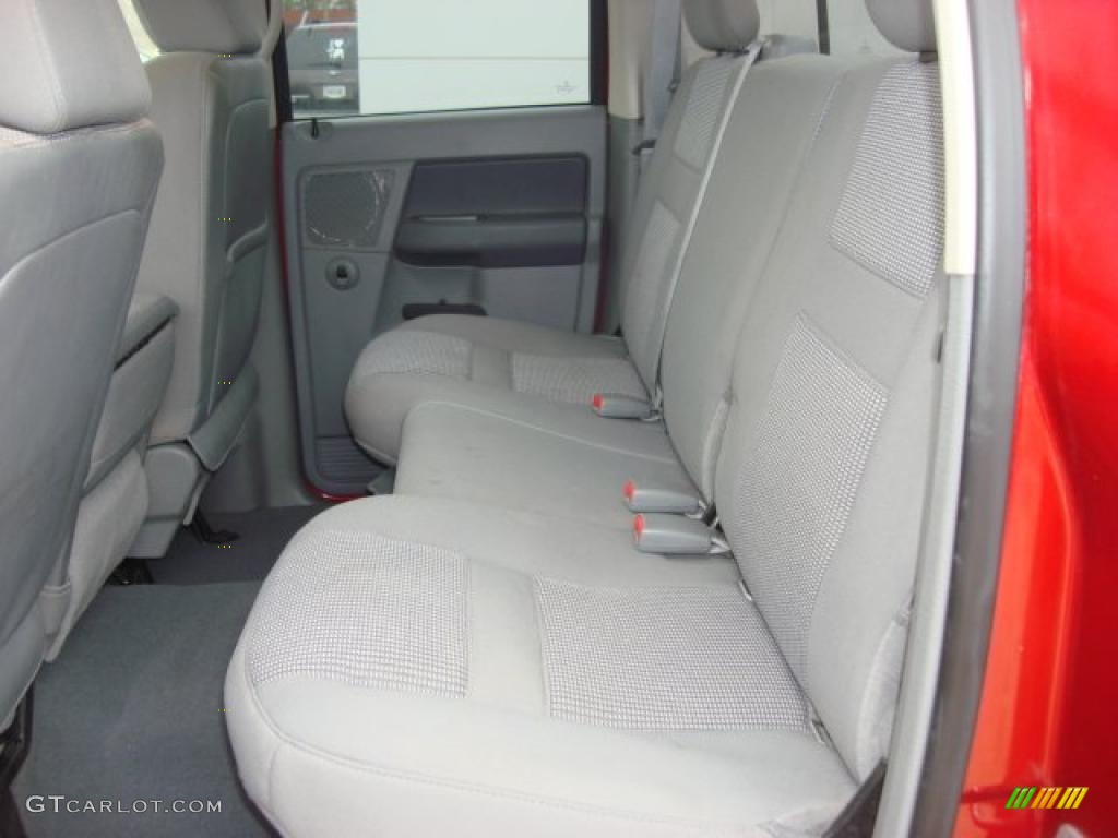 2008 Ram 1500 Big Horn Edition Quad Cab 4x4 - Inferno Red Crystal Pearl / Medium Slate Gray photo #9