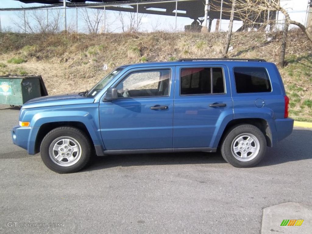 2007 Patriot Sport 4x4 - Marine Blue Pearl / Pastel Slate Gray photo #2