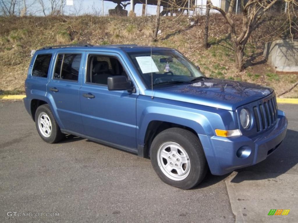 2007 Patriot Sport 4x4 - Marine Blue Pearl / Pastel Slate Gray photo #3