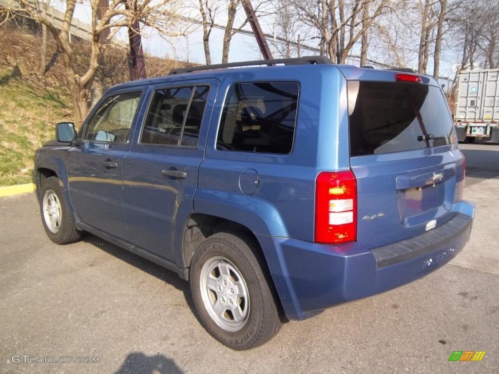 2007 Patriot Sport 4x4 - Marine Blue Pearl / Pastel Slate Gray photo #4