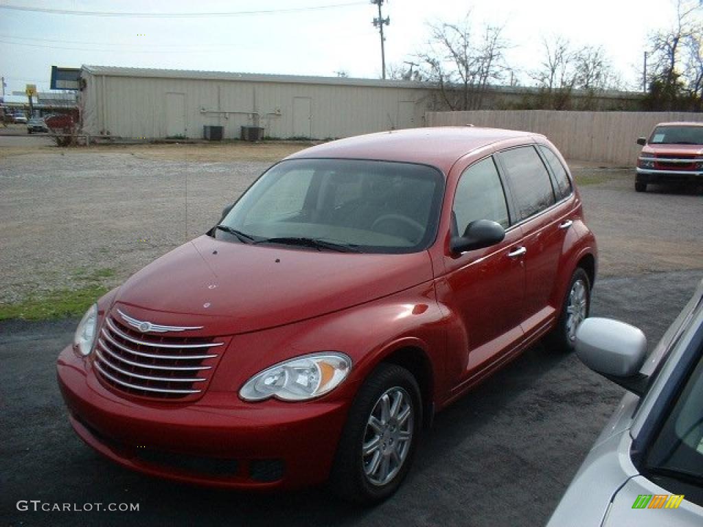 2007 PT Cruiser Touring - Inferno Red Crystal Pearl / Pastel Pebble Beige photo #3