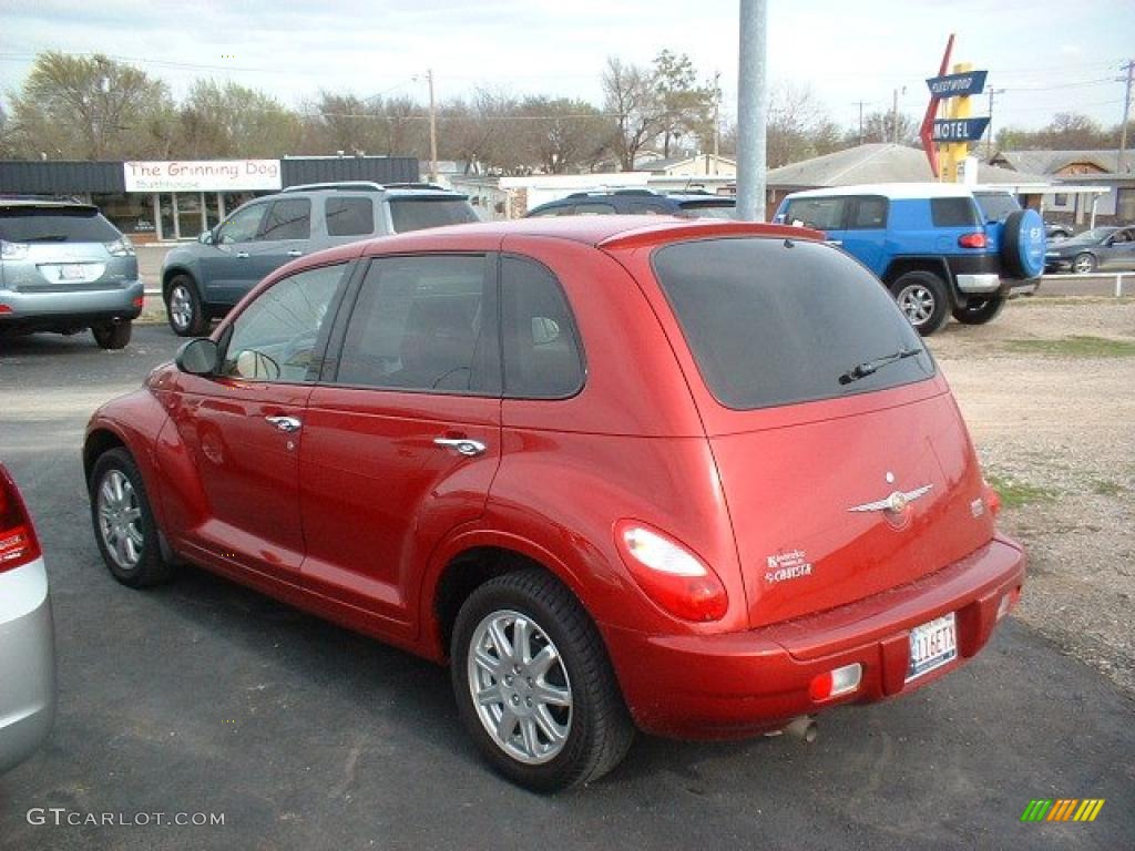 2007 PT Cruiser Touring - Inferno Red Crystal Pearl / Pastel Pebble Beige photo #4