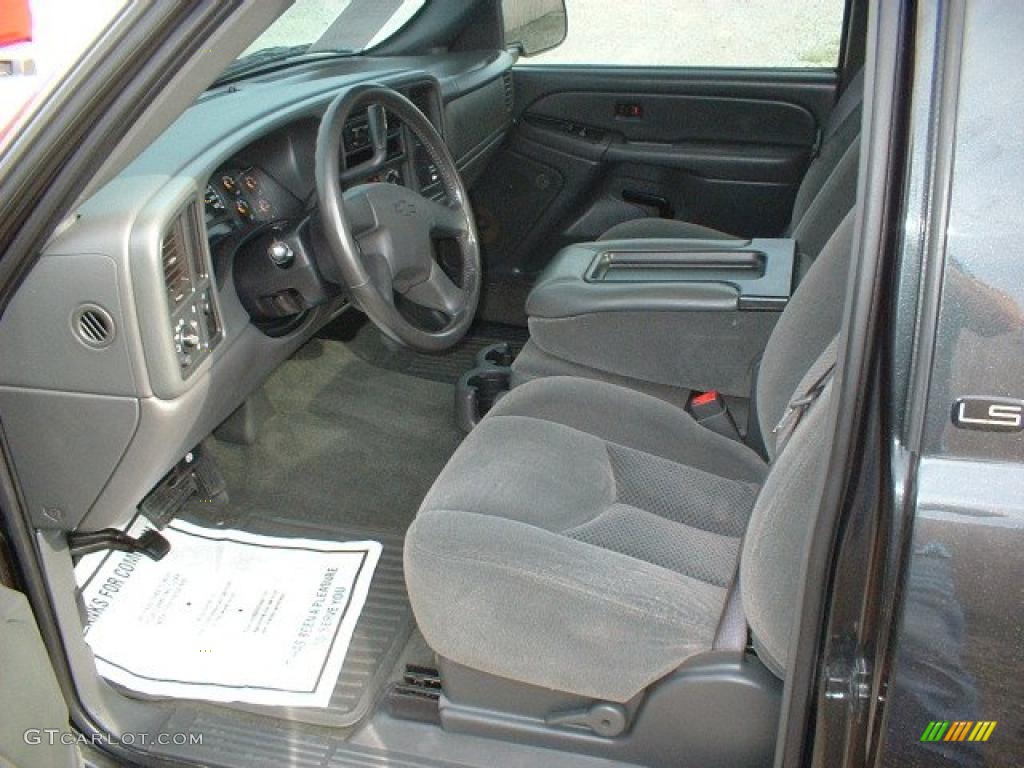 2004 Silverado 1500 LS Regular Cab - Dark Gray Metallic / Dark Charcoal photo #8