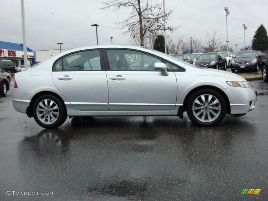 Alabaster Silver Metallic 2010 Honda Civic EX Sedan Exterior Photo #46619863