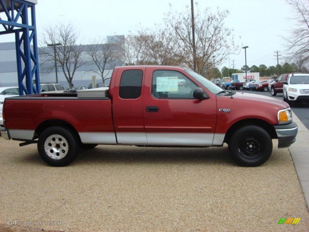 2004 F150 XLT Heritage SuperCab - Toreador Red Metallic / Heritage Graphite Grey photo #6