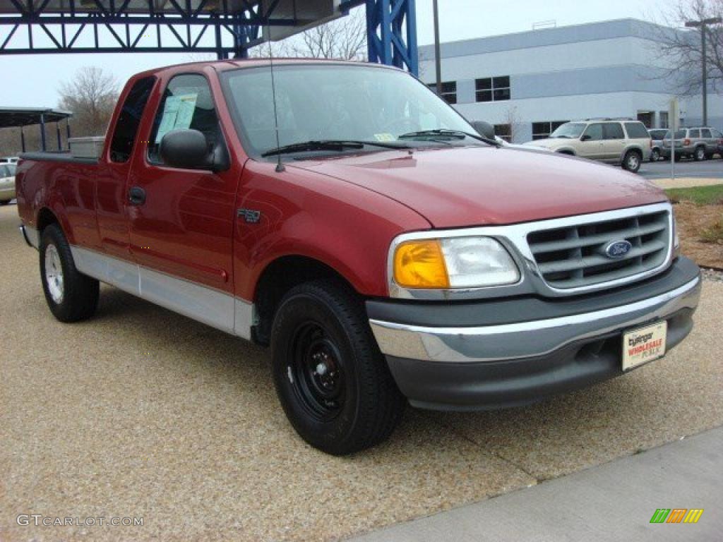 2004 F150 XLT Heritage SuperCab - Toreador Red Metallic / Heritage Graphite Grey photo #7
