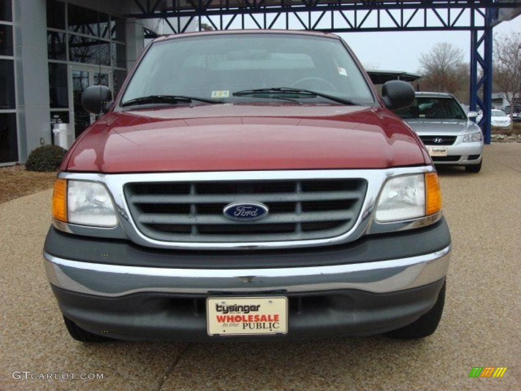 2004 F150 XLT Heritage SuperCab - Toreador Red Metallic / Heritage Graphite Grey photo #8