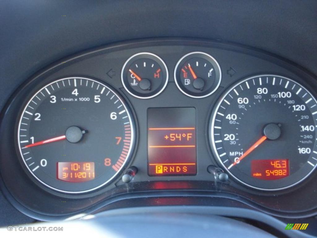 2007 Audi A3 2.0T Gauges Photo #46620511