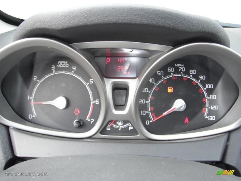 2011 Ford Fiesta SES Hatchback Gauges Photo #46621000